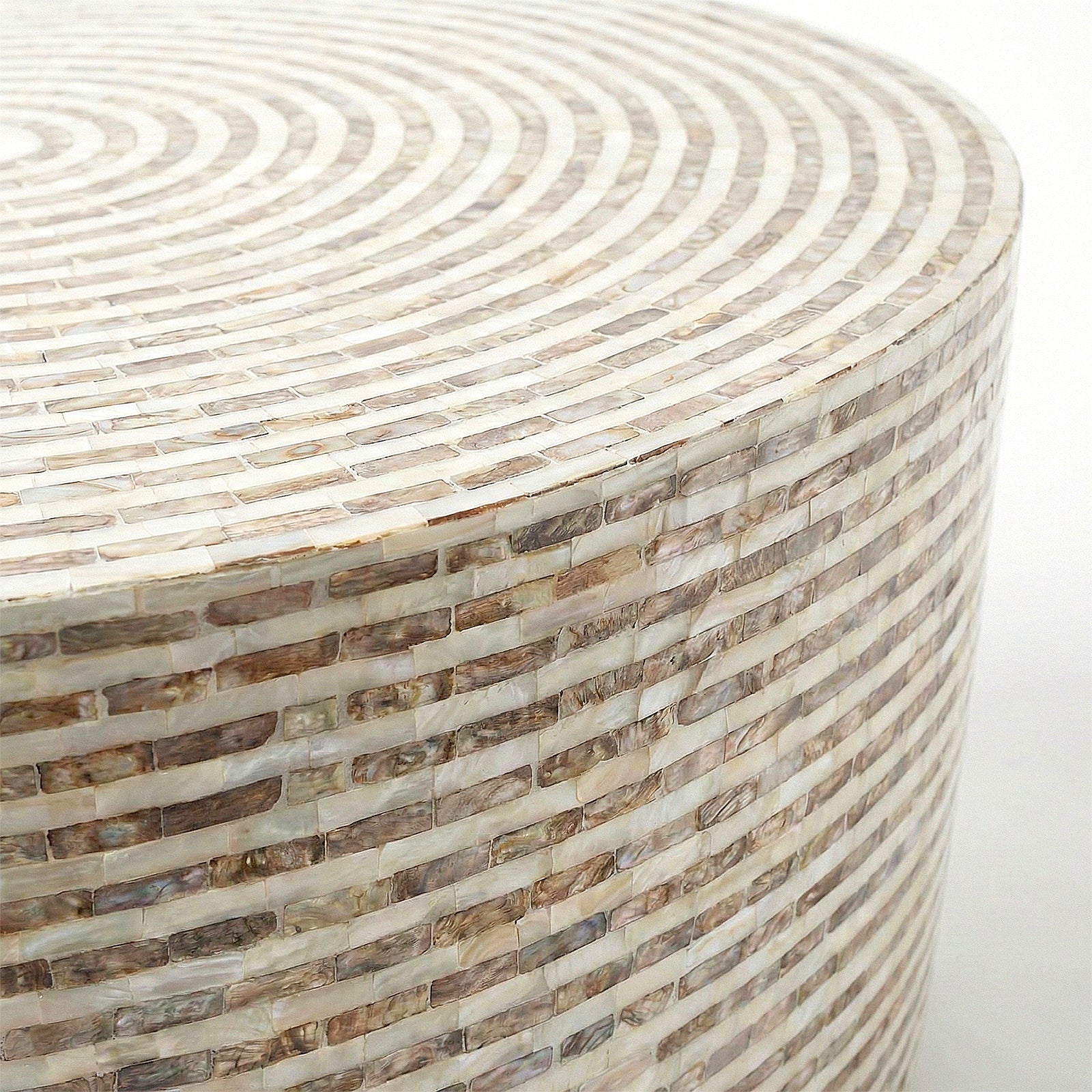 Silas Mother of Pearl Coffee Table in Mocha Cream - Image 6