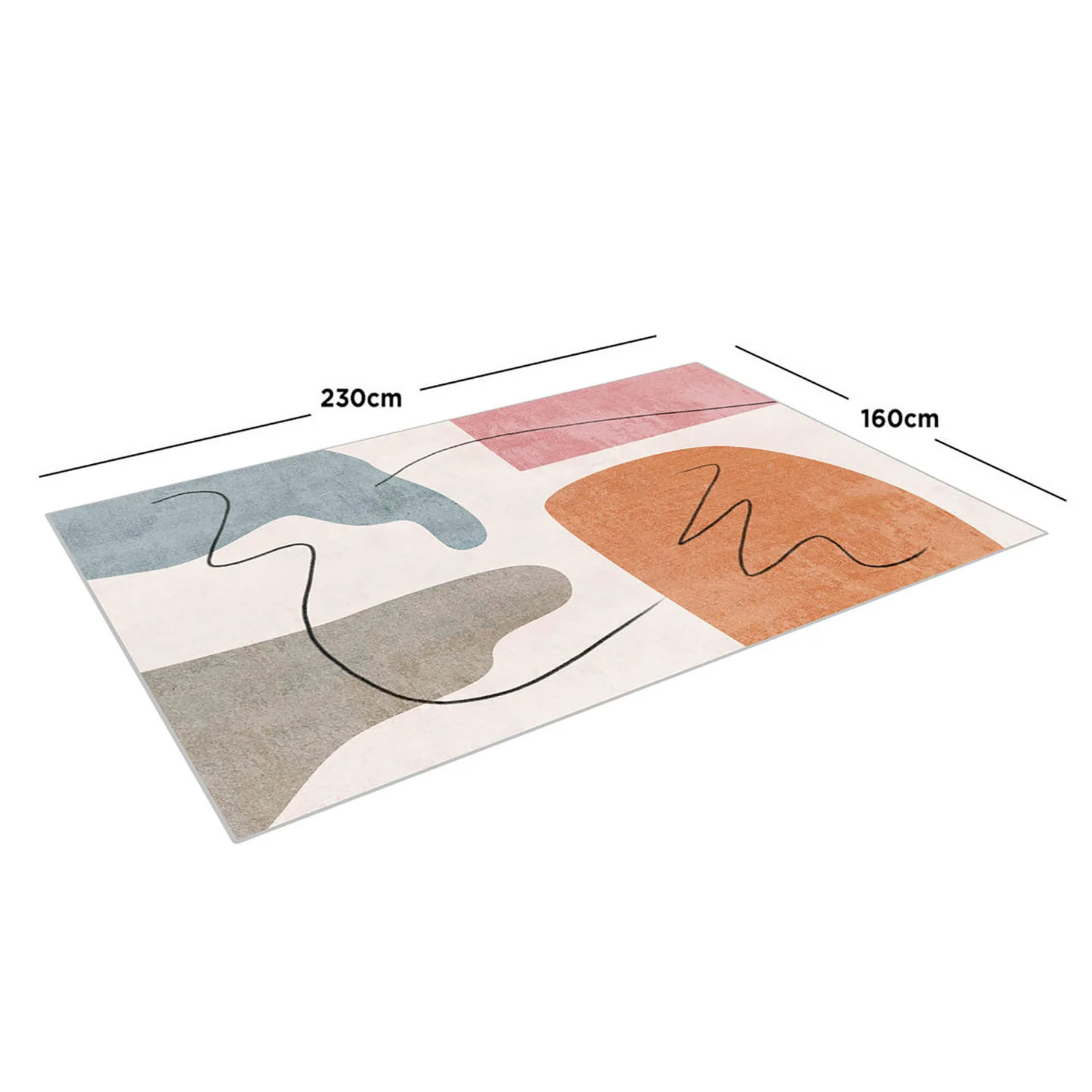 Skalo 160x230cm Medium Contemporary Colourful Kids Indoor Rug - Image 3