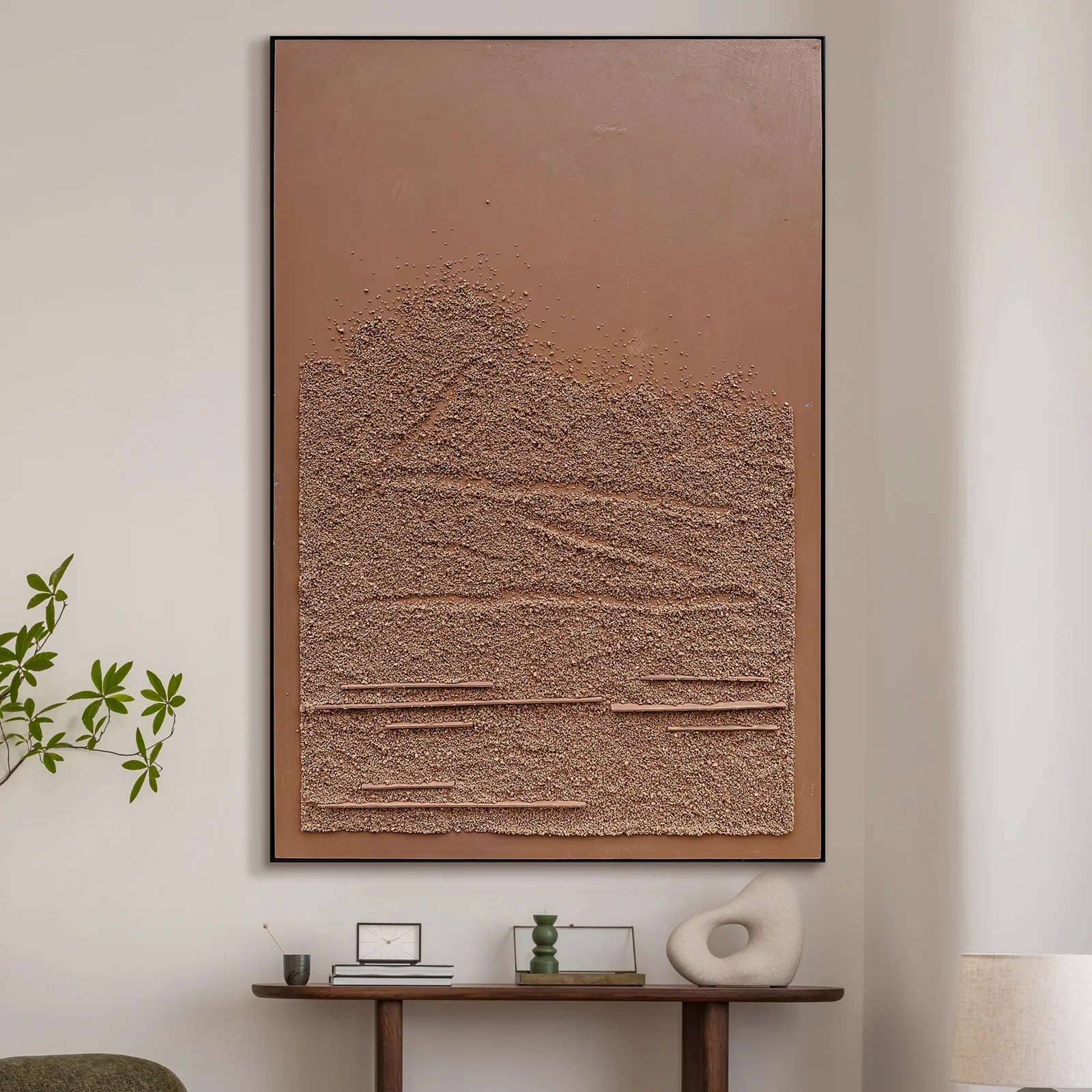 Sol 120x180cm Framed Textured Canvas 3D Wall Art - Image 2