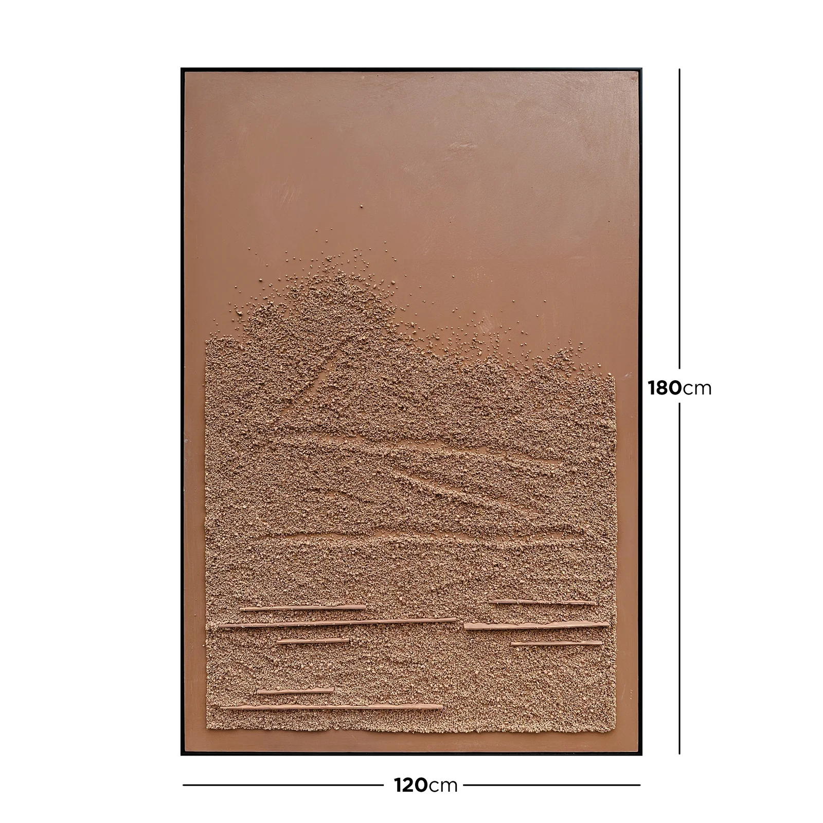 Sol 120x180cm Framed Textured Canvas 3D Wall Art - Image 3
