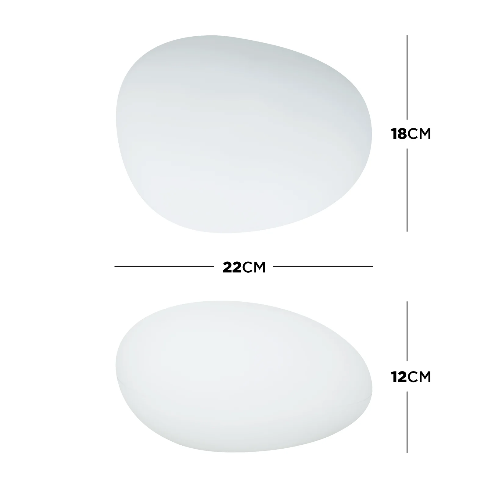 22cm Solar Garden Rock Lamp – Waterproof LED RGB Light with Remote Control. - Image 3
