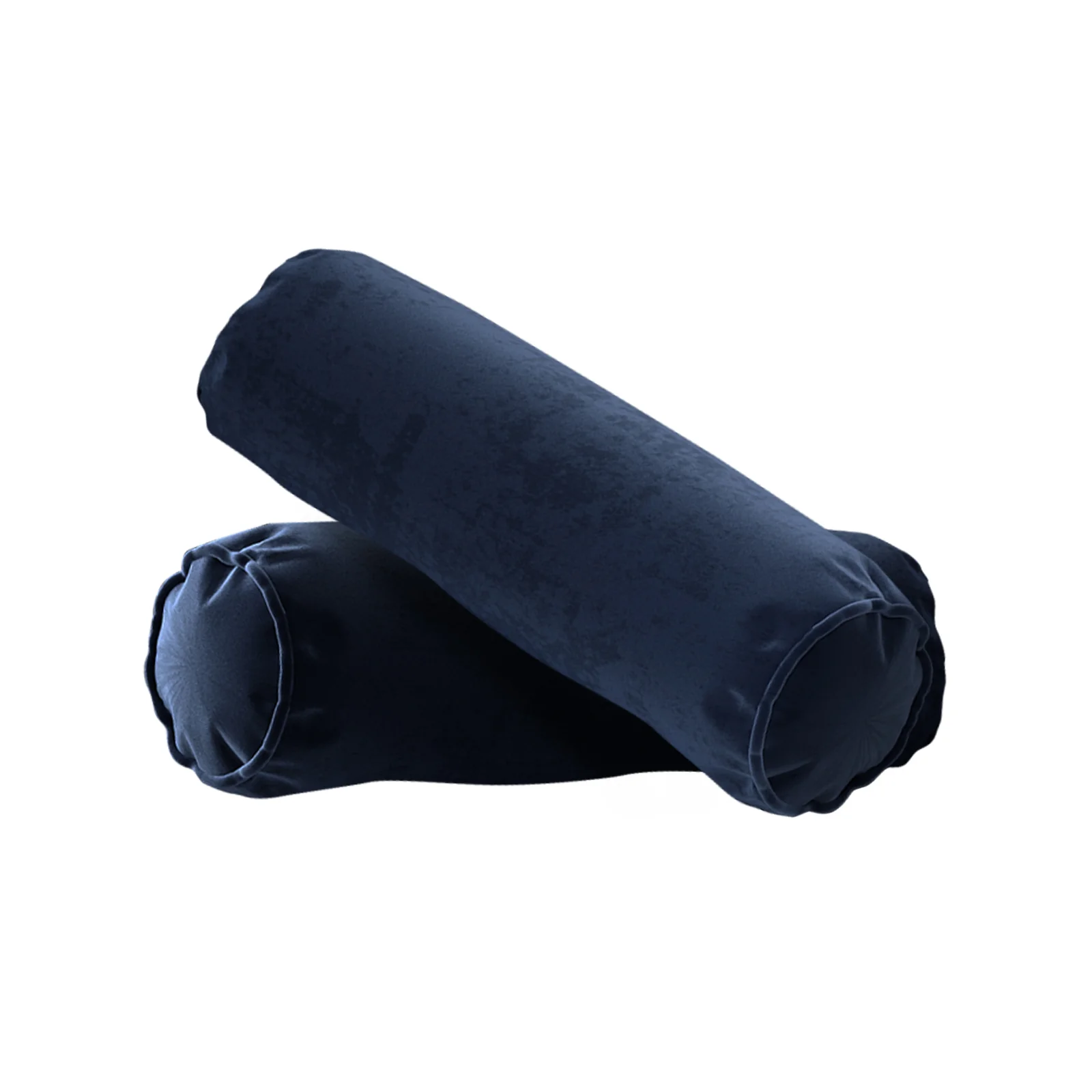 Sollia 3-Seater Velvet Fabric Sofa in Navy Blue - Image 8