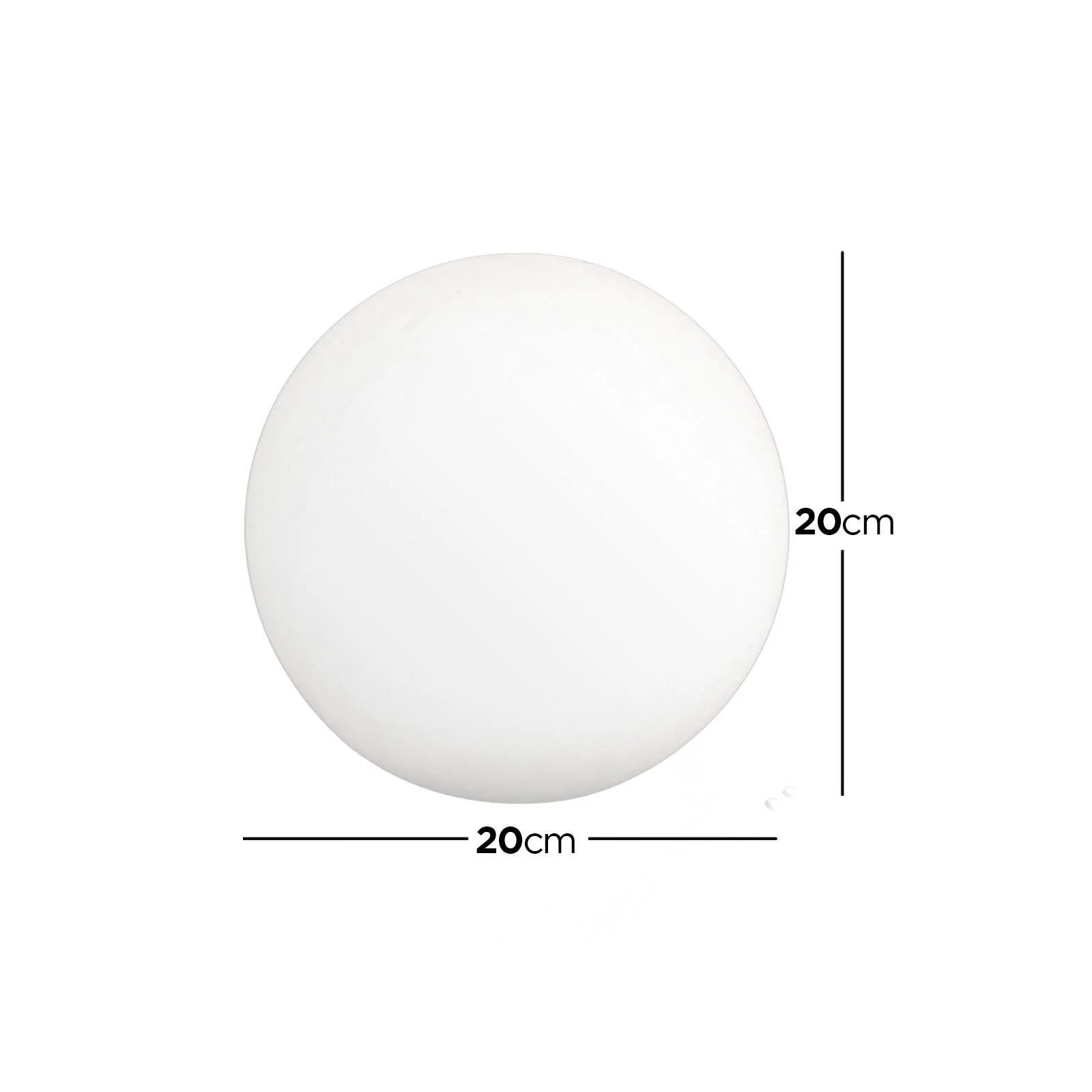 Sphero 20cm Floating Waterproof Outdoor LED Ball Lights - Image 3