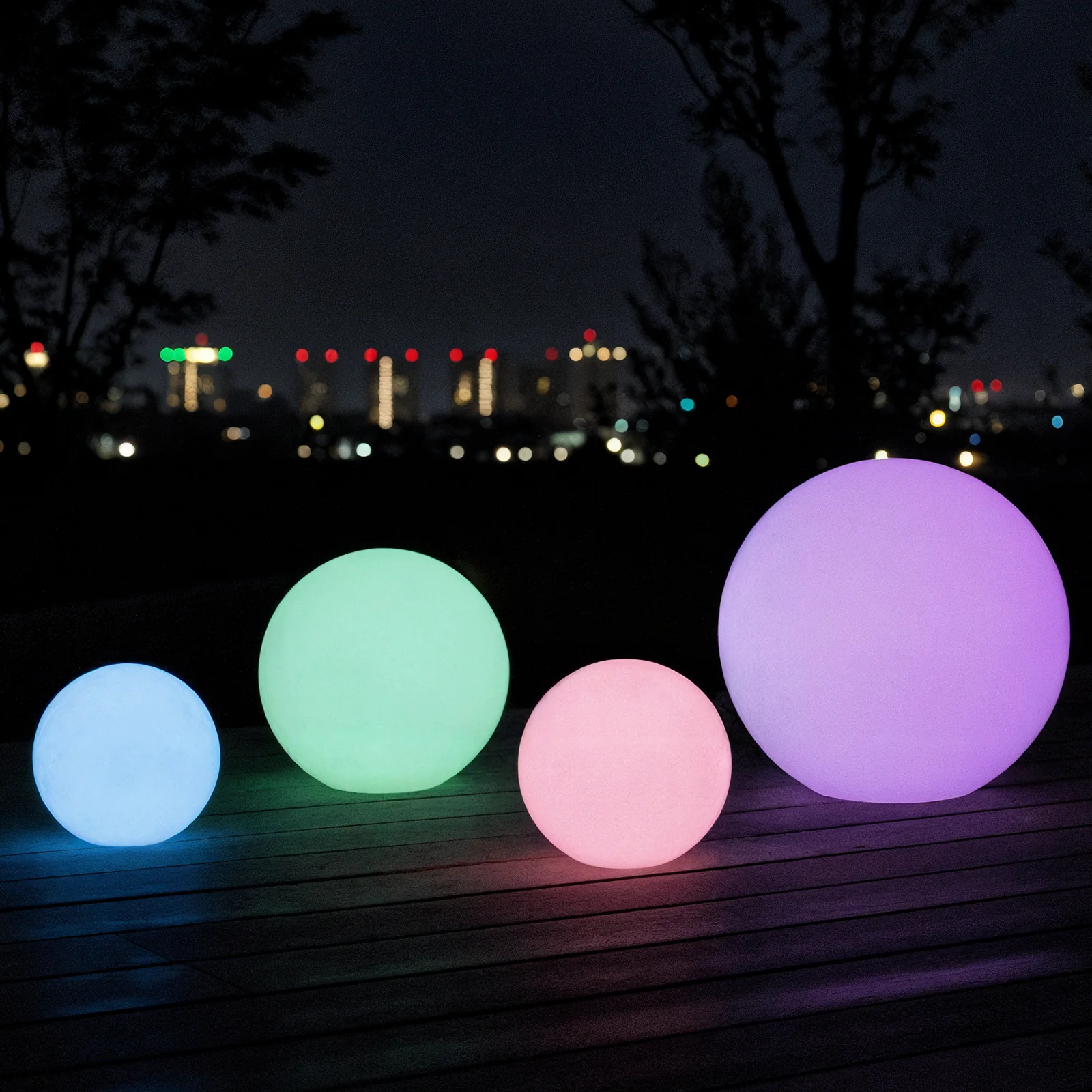 Sphero 50cm Floating Waterproof Outdoor LED Ball Lights - Image 5