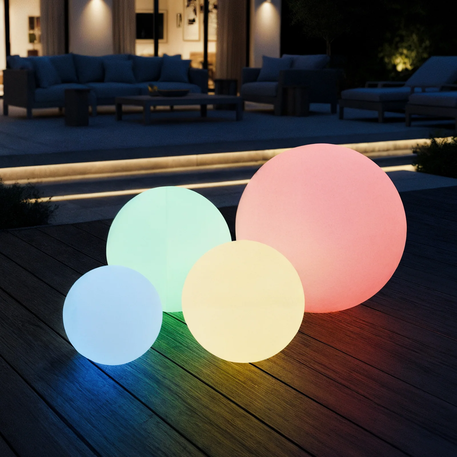 Sphero 60cm Floating Waterproof Outdoor LED Ball Lights - Image 4