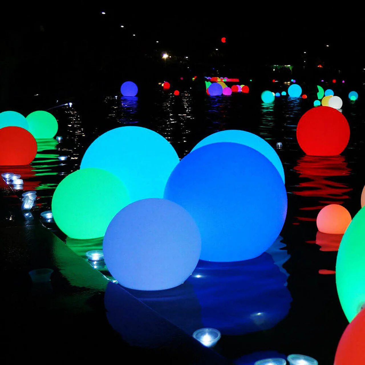 Sphero 60cm Floating Waterproof Outdoor LED Ball Lights - Image 8