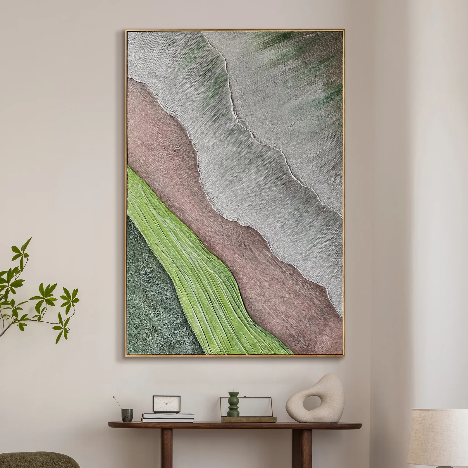 Sweeney 100x150cm Framed Textured Canvas 3D Wall Art - Image 2