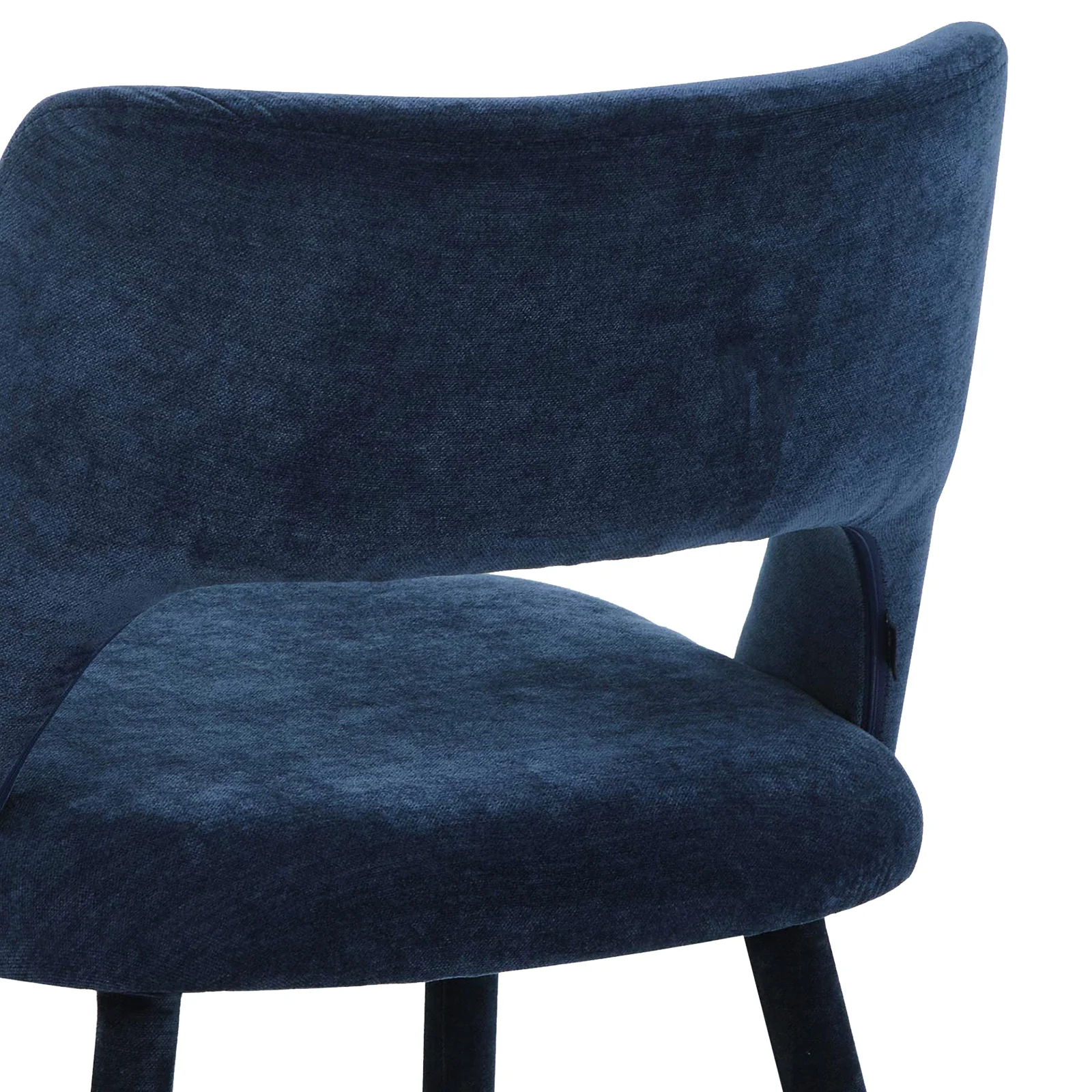 Sylas Modern Dining Chair in Midnight Blue (Set of 2) - Image 4