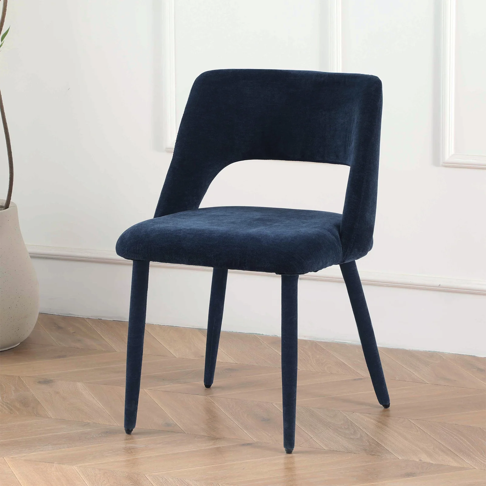Sylas Modern Dining Chair in Midnight Blue (Set of 2) - Image 7