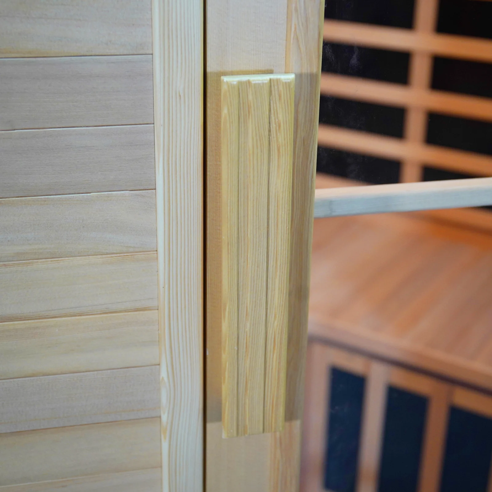 Taavi 4 Person Corner Carbon Fibre Infrared Indoor Sauna - Image 10