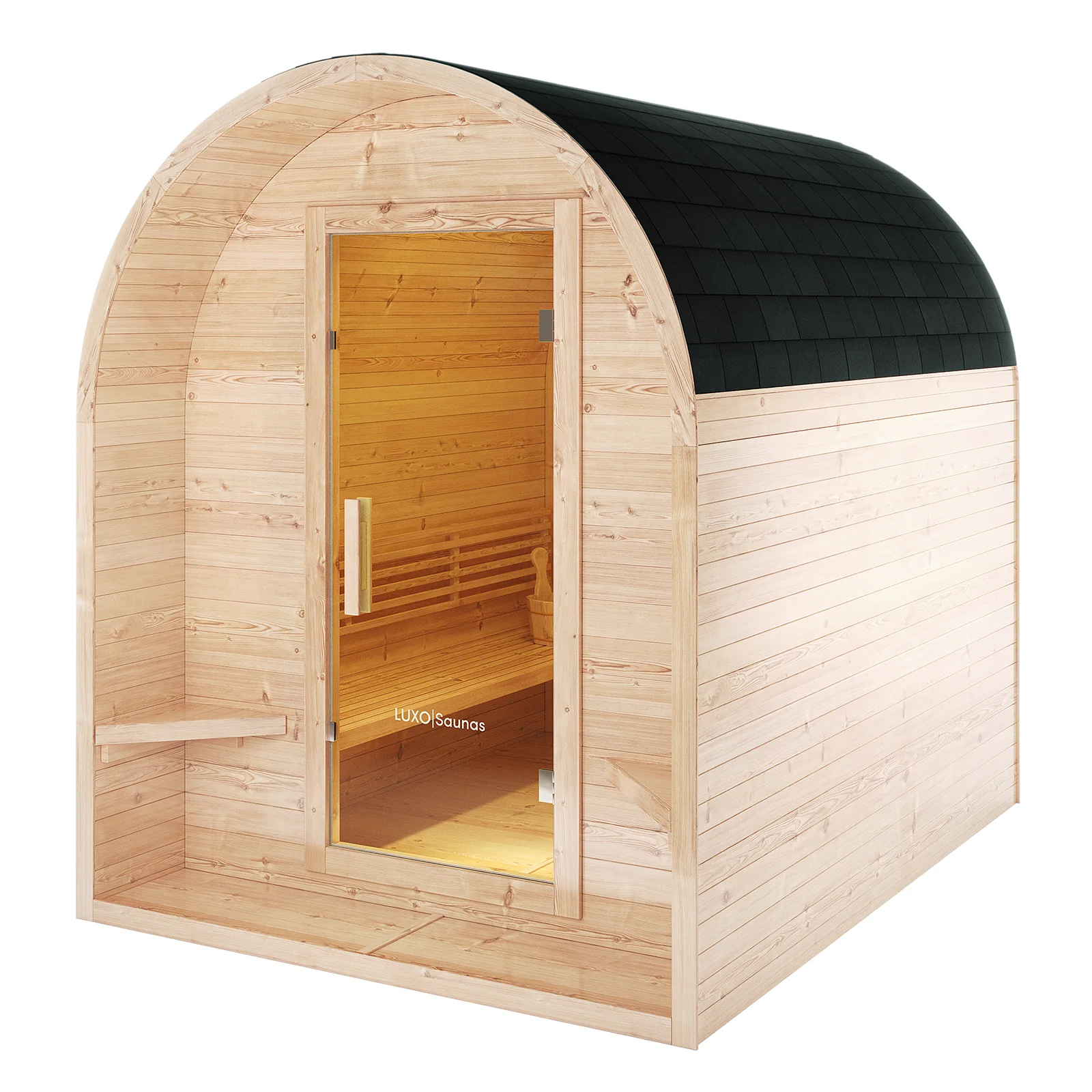 Tarni 4 Person Traditional Finnish Outdoor Sauna - Image 7