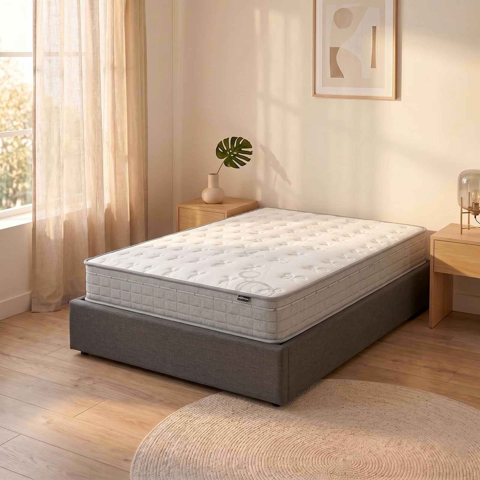 Thetis Double 25cm Pocket Spring Latex Mattress in Med Firm - Image 2
