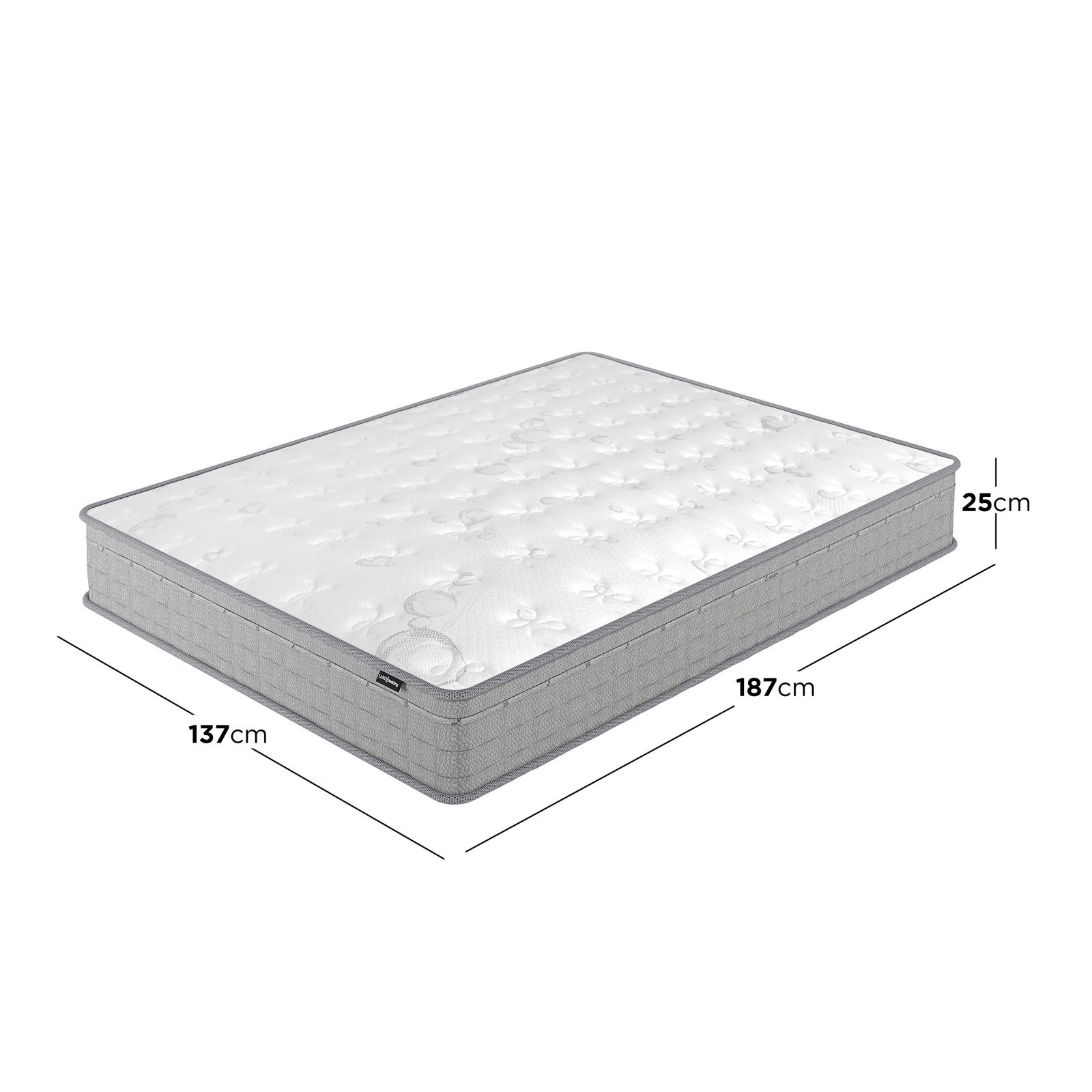 Thetis Double 25cm Pocket Spring Latex Mattress in Med Firm - Image 4