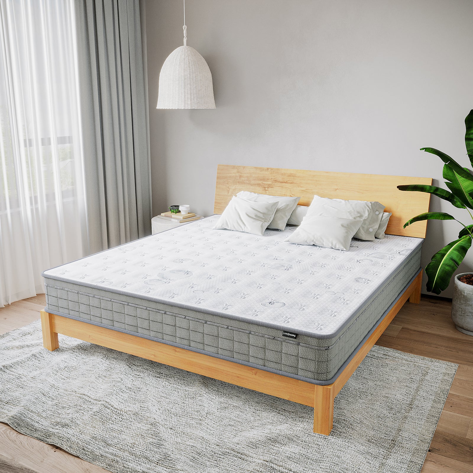 Thetis King 25cm Pocket Spring Latex Mattress in Med Firm - Image 3
