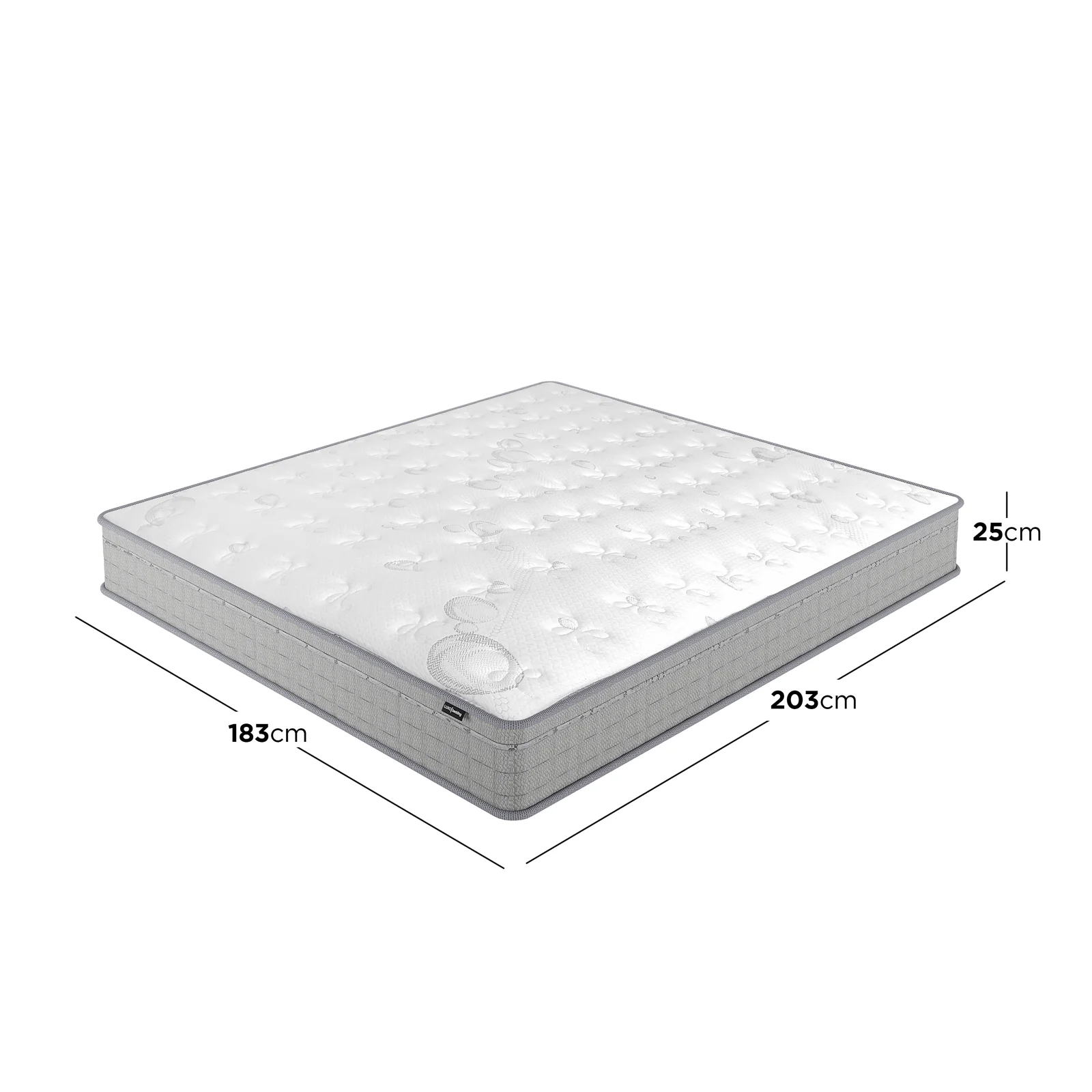Thetis King 25cm Pocket Spring Latex Mattress in Med Firm - Image 4