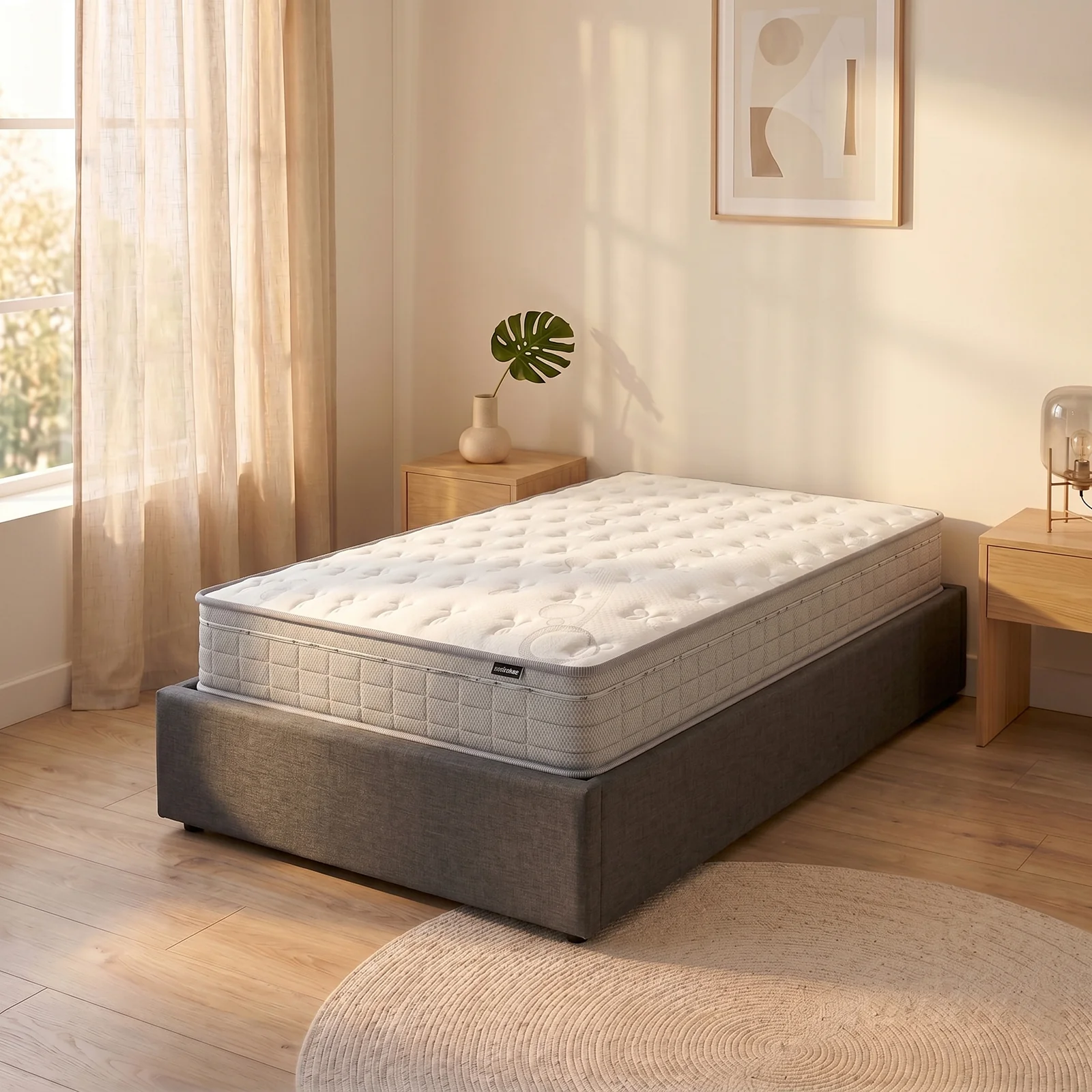 Thetis King Single 25cm Pocket Spring Latex Mattress - Image 2