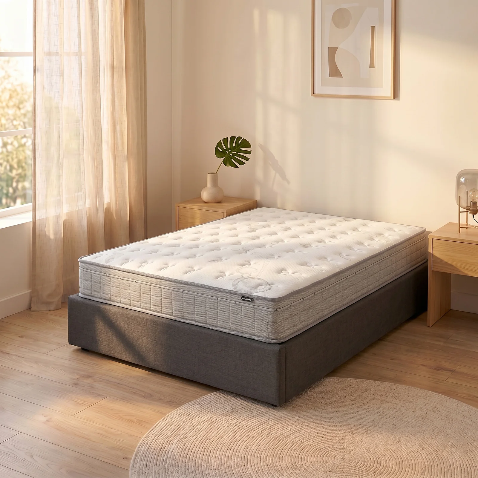 Thetis Queen 25cm Pocket Spring Latex Mattress in Med Firm - Image 2