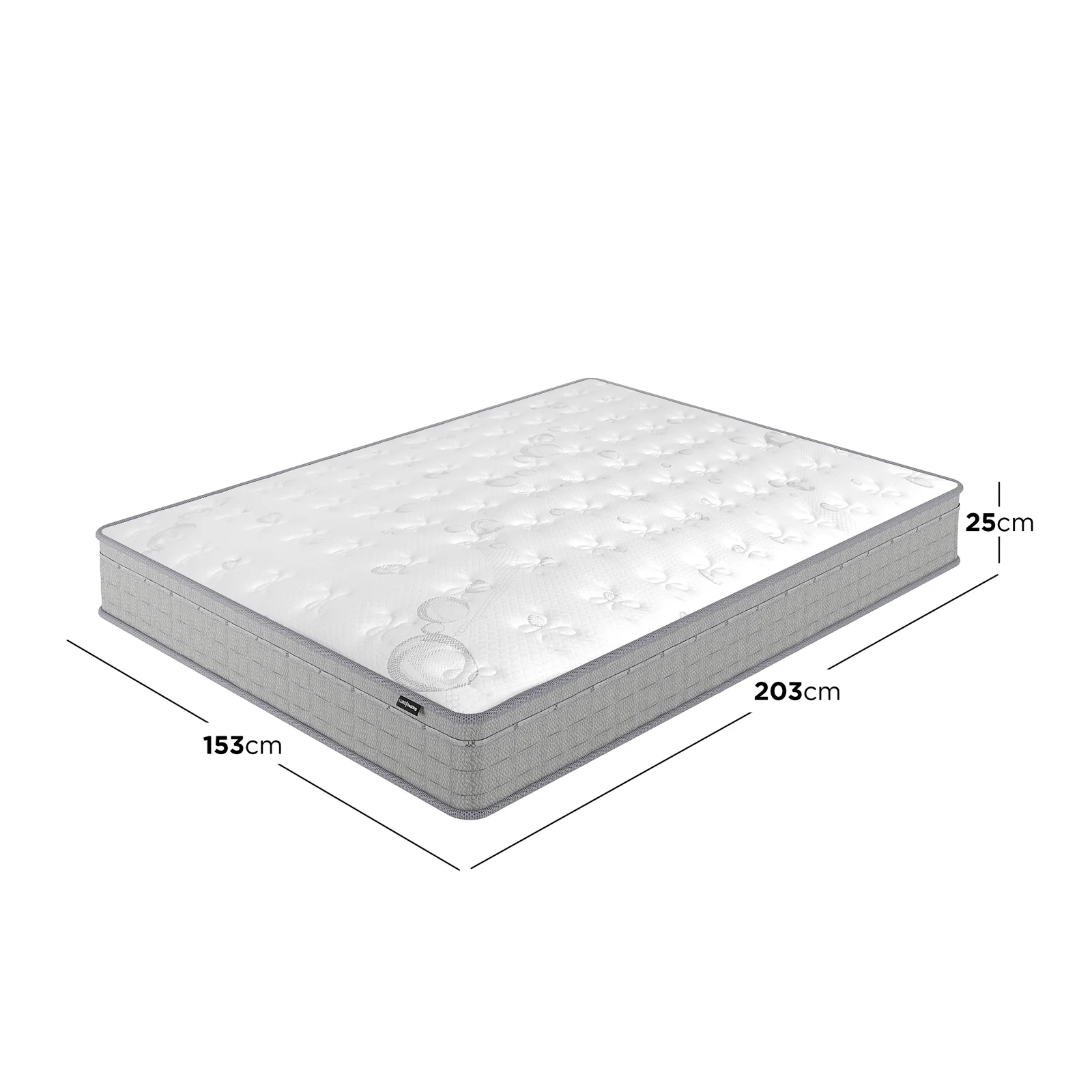 Thetis Queen 25cm Pocket Spring Latex Mattress in Med Firm - Image 4