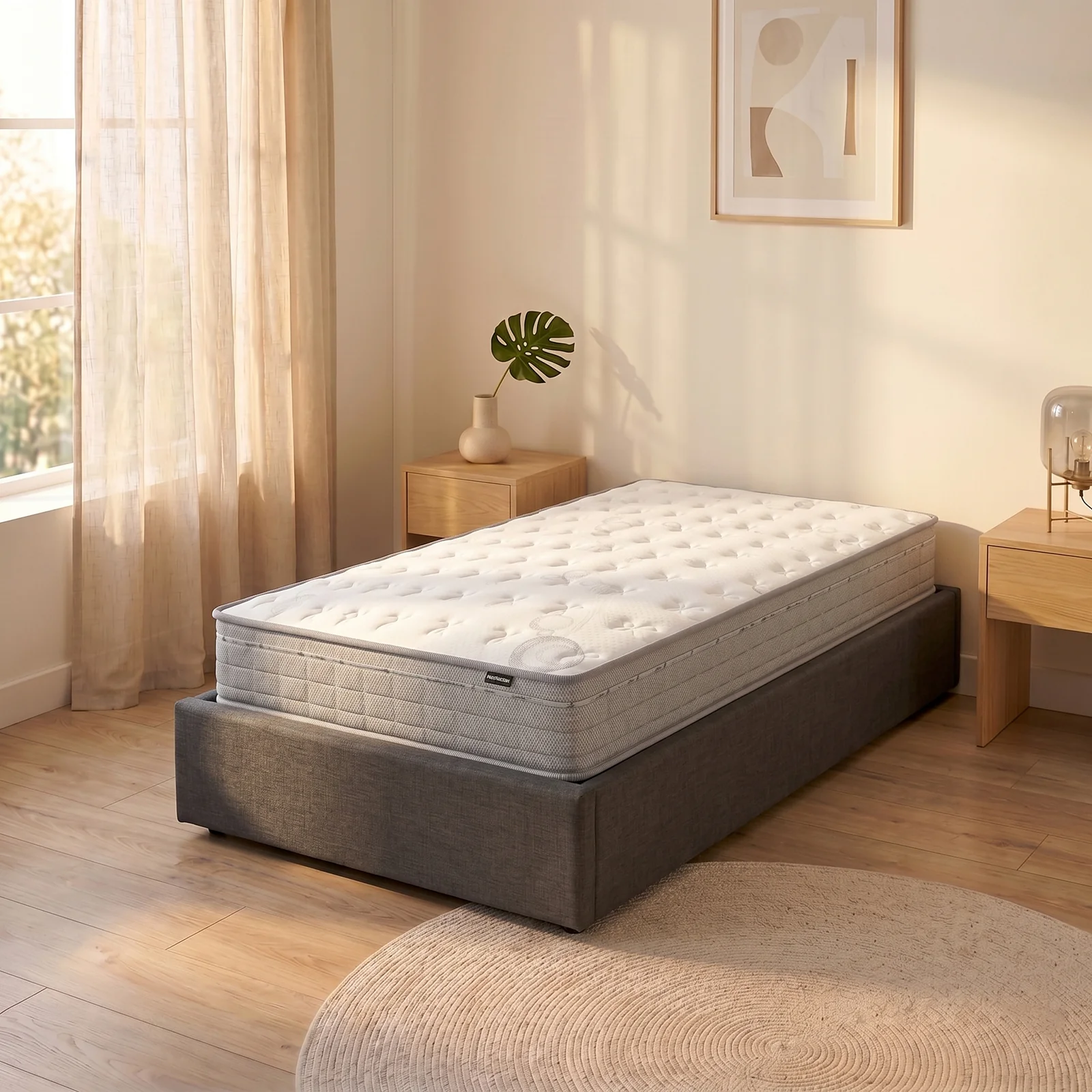 Thetis Single 25cm Pocket Spring Latex Mattress in Med Firm - Image 2