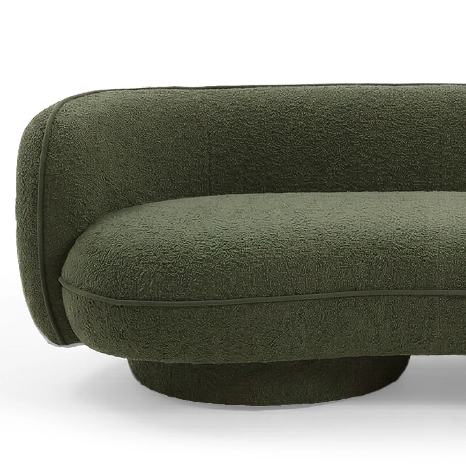 Torven 3 Seater Performance Boucle Sofa in Dark Forest Green - Image 7