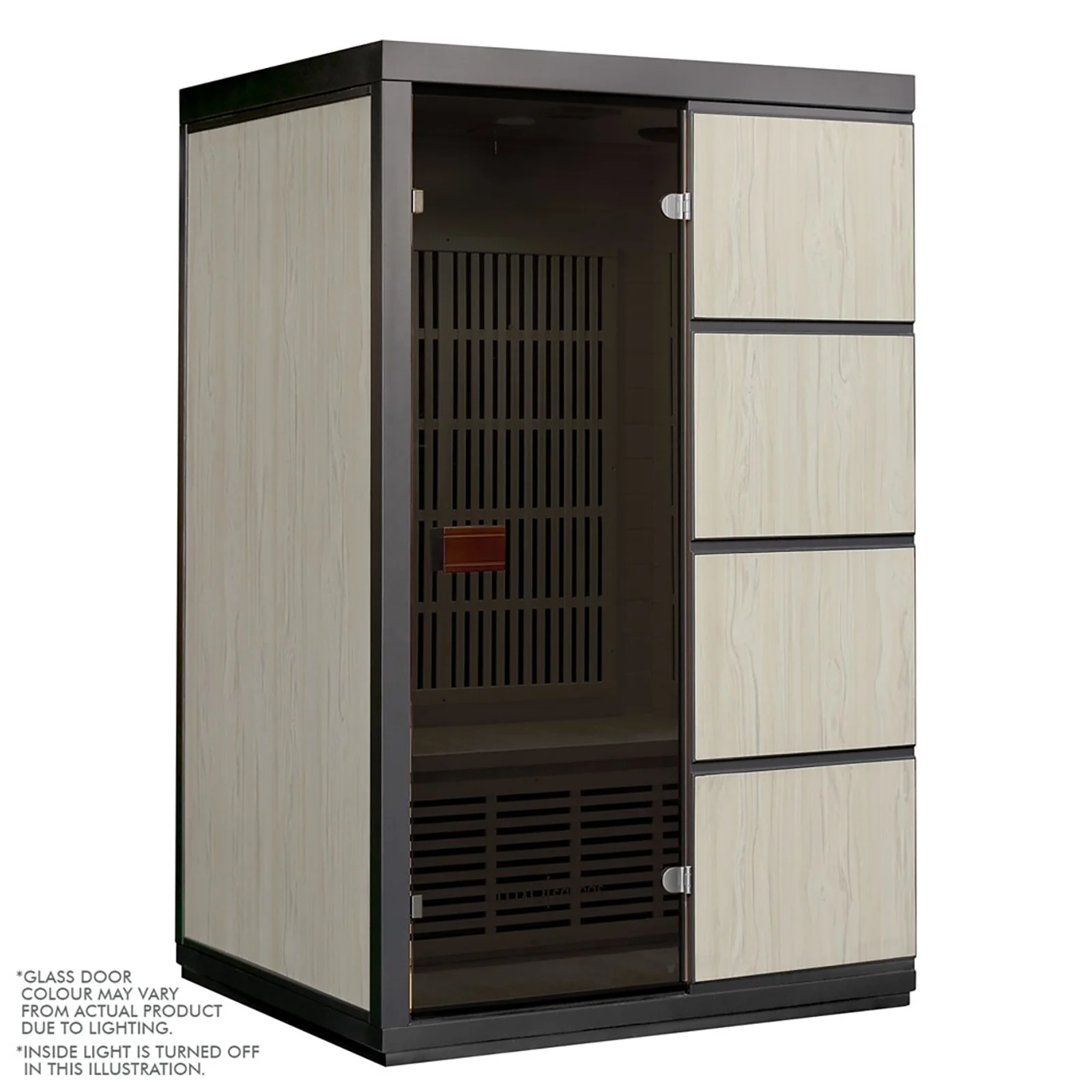 Tumma 2 Person Carbon Fibre Infrared Home Sauna - Image 5