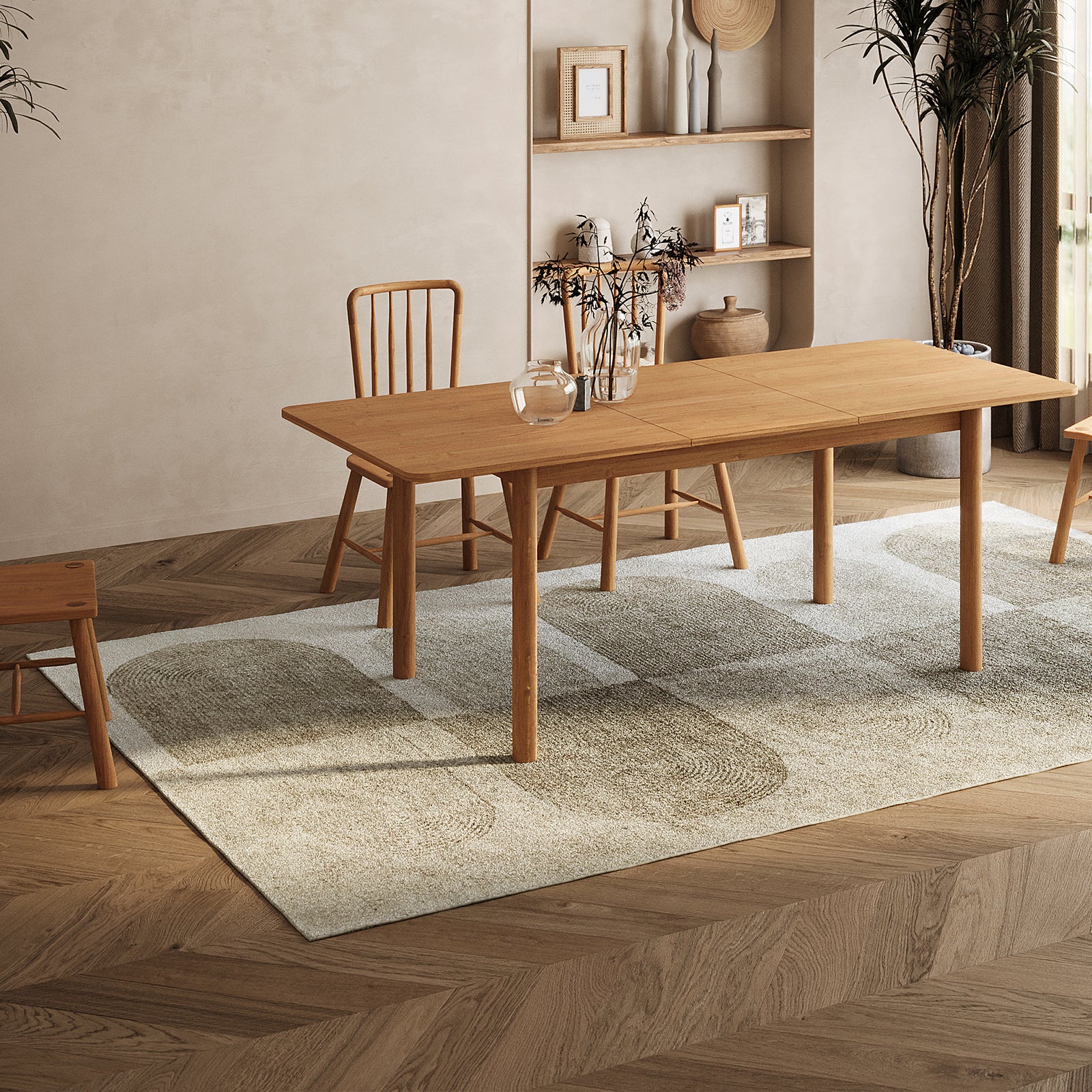 Tyche 200x300cm Soft Contemporary Printed Floor Rug - Image 2