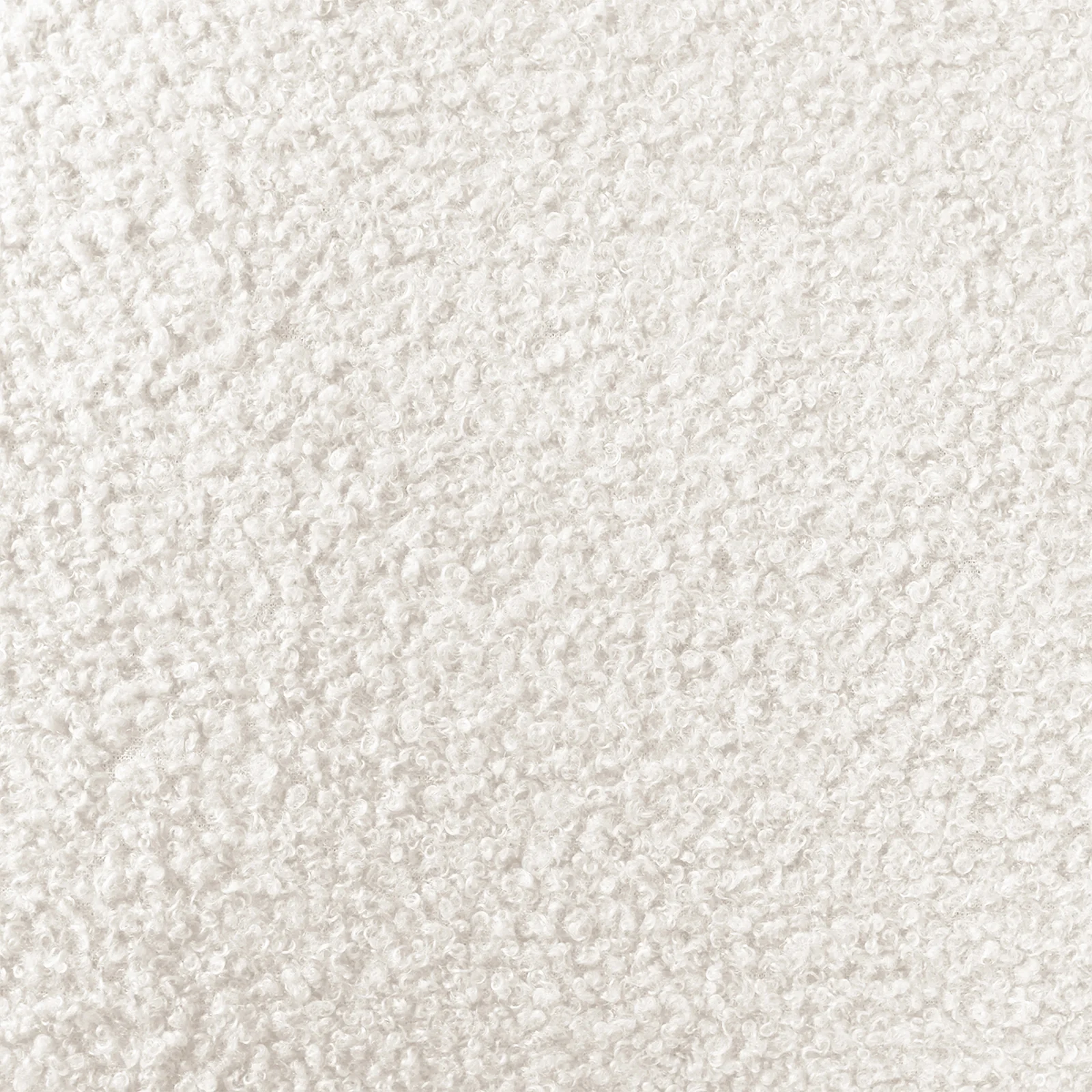 Tyla Boucle Bedside Table in Cream White - Image 9