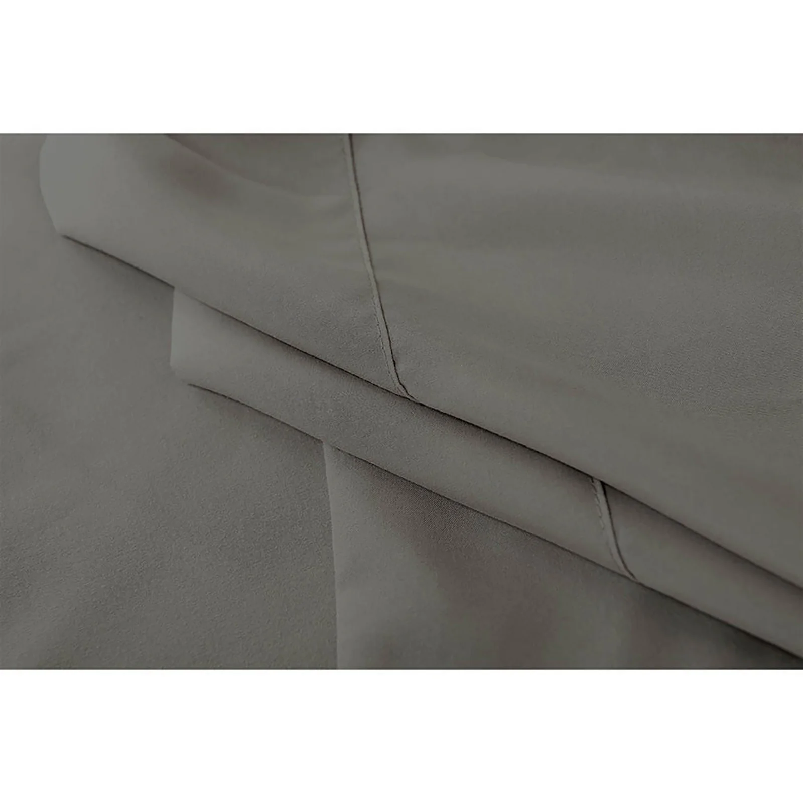 Valeria King 1000TC Ultra Soft Bed Sheet Set in Grey - Image 5