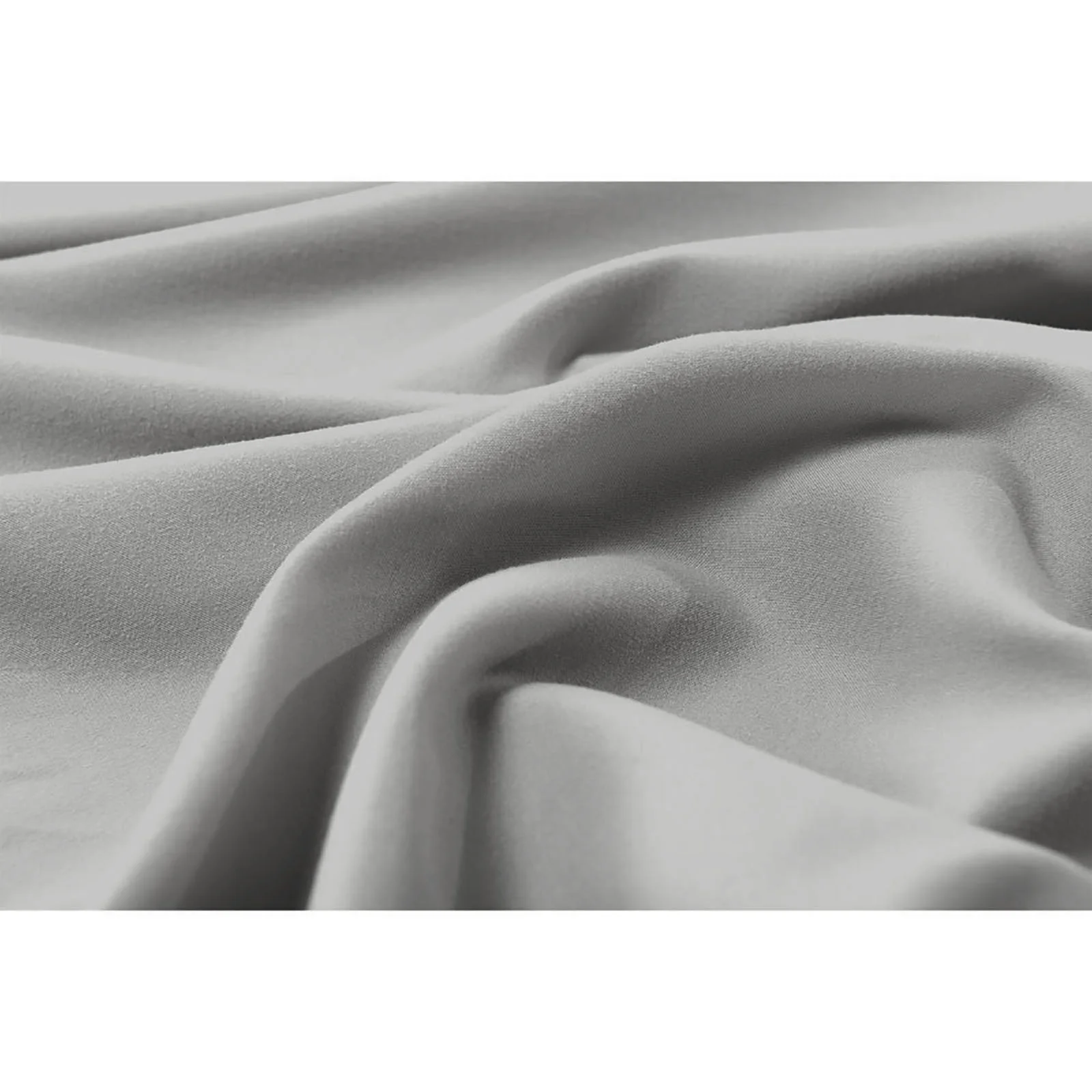 Valeria King 1000TC Ultra Soft Bed Sheet Set in Light Grey - Image 6