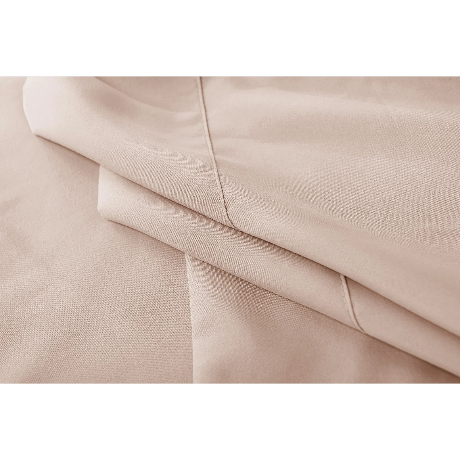 Valeria King Single 1000TC Ultra Soft Bed Sheet Set in Cream - Image 4