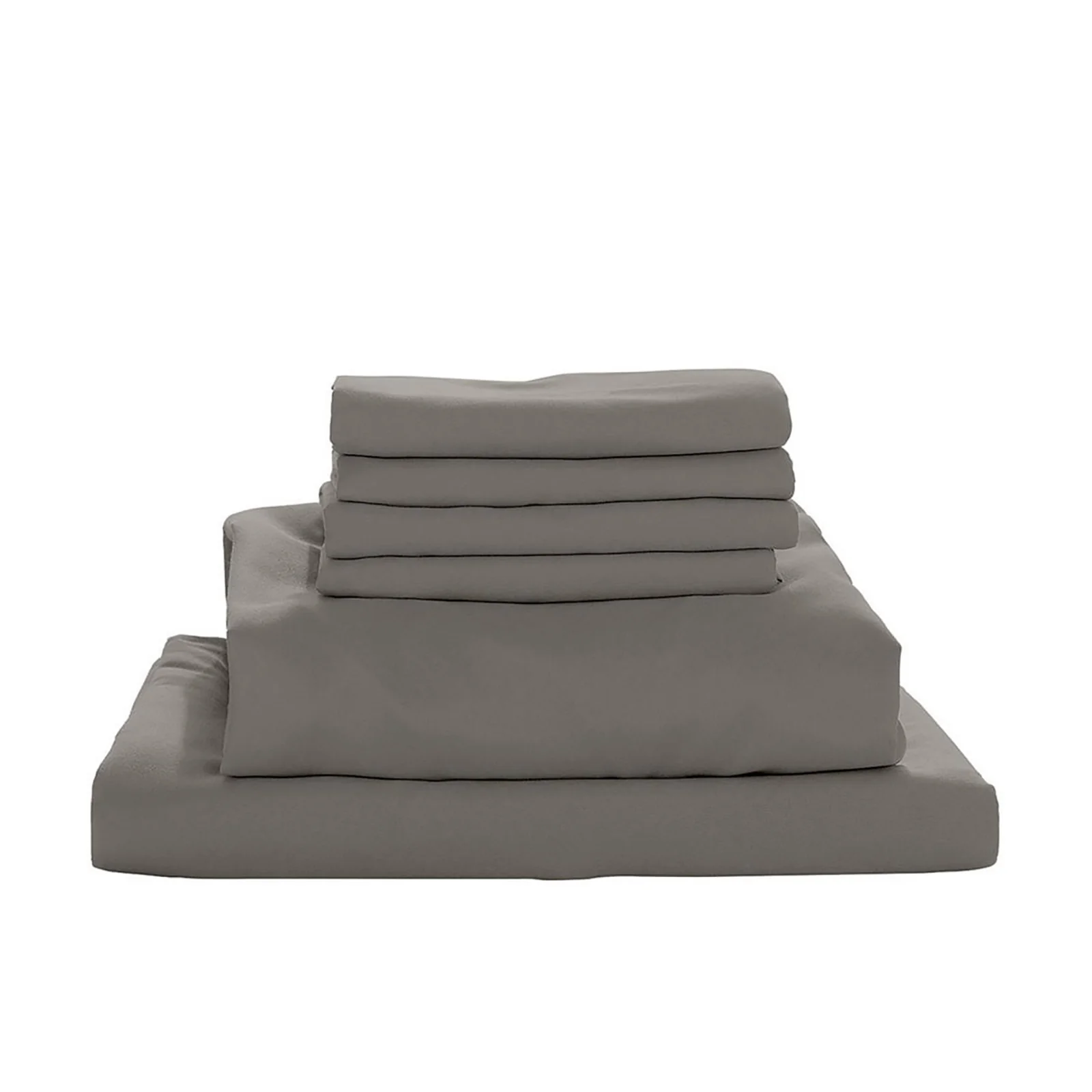 Valeria King Single 1000TC Ultra Soft Bed Sheet Set in Grey