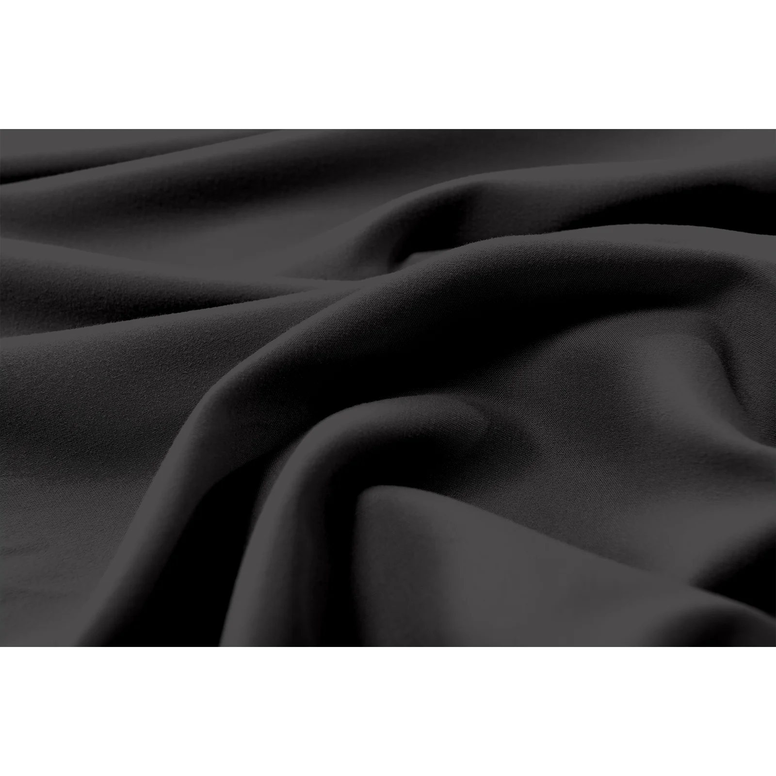 Valeria Single 1000TC Ultra Soft Bed Sheet Set in Black - Image 6