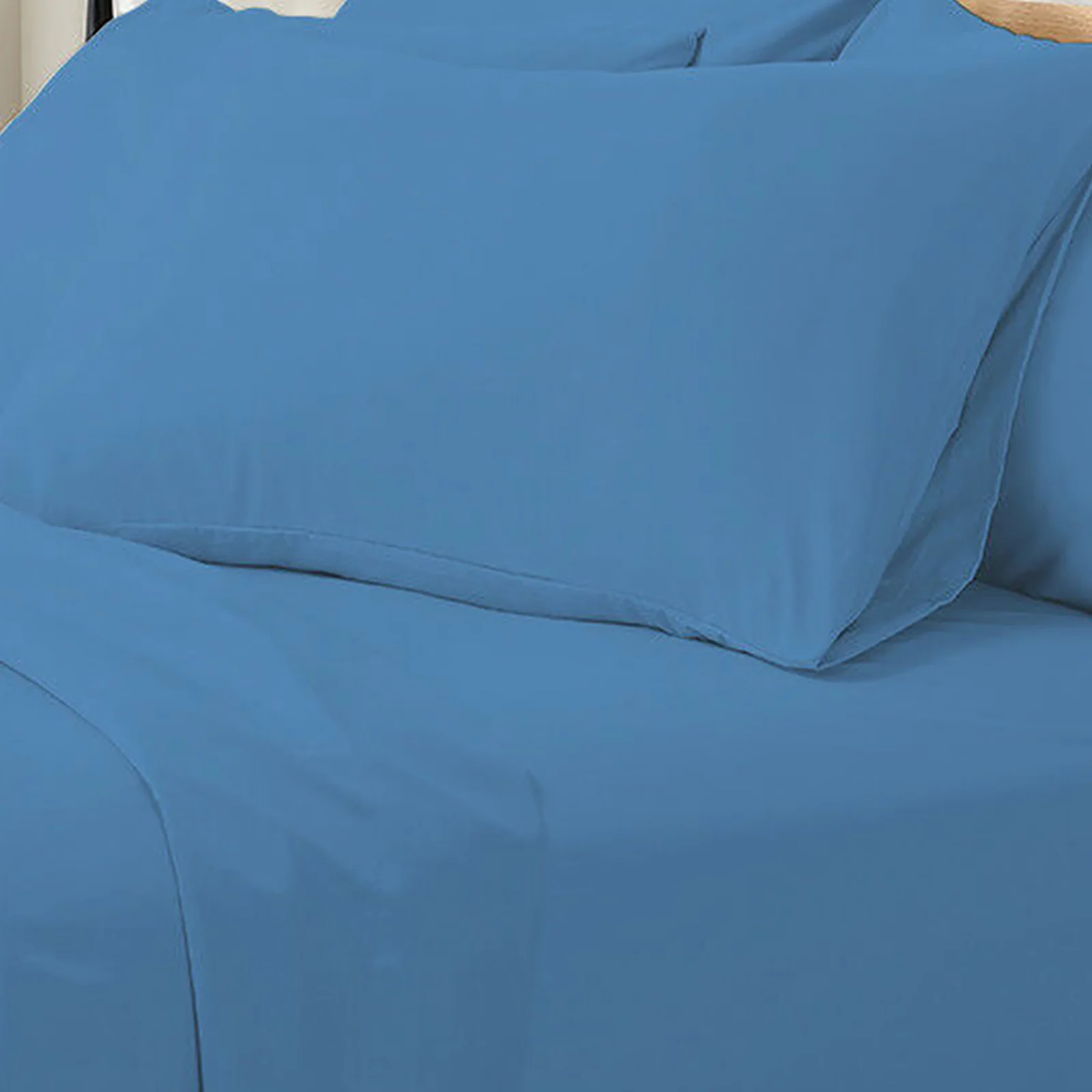 Valeria Single 1000TC Ultra Soft Bed Sheet Set in Blue - Image 3