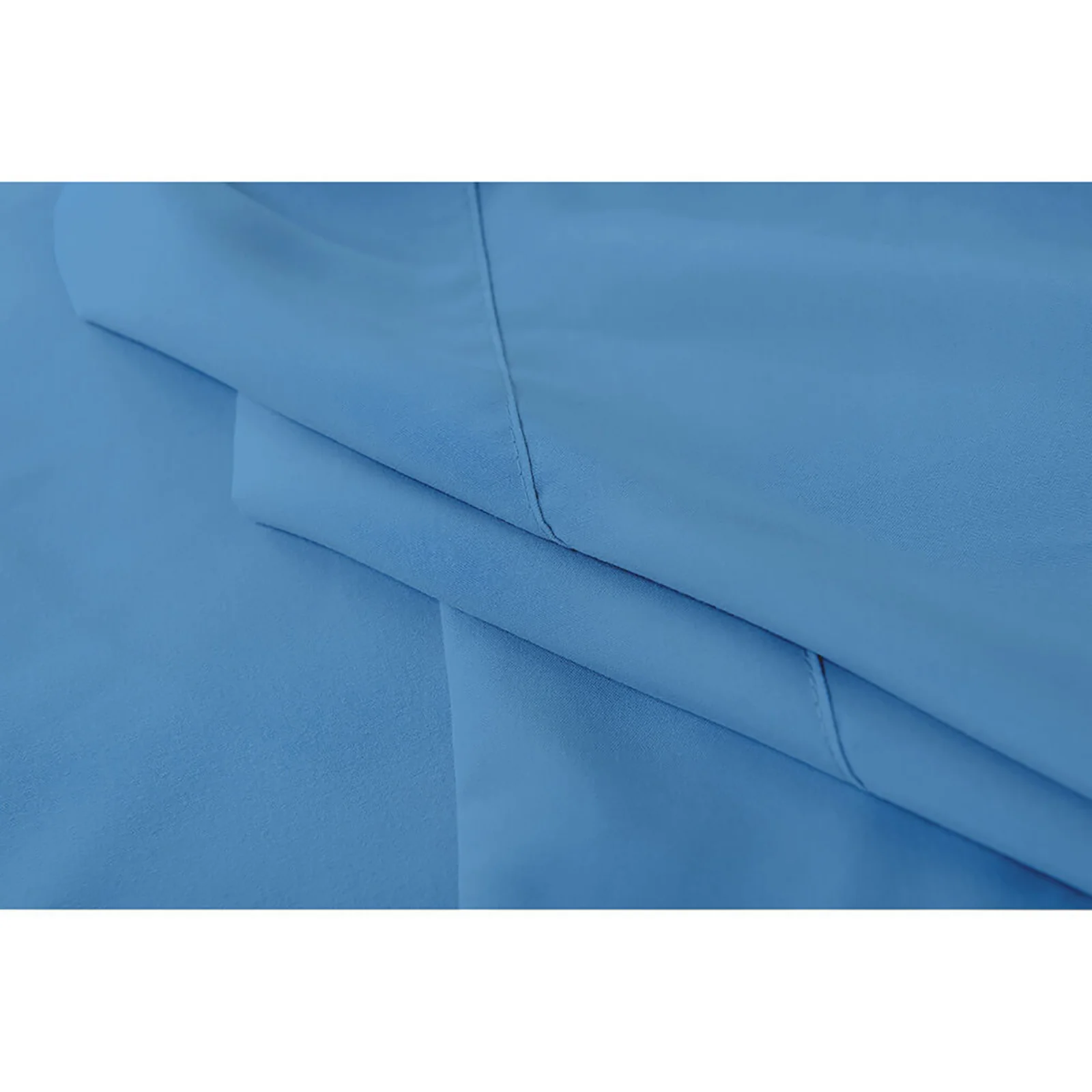 Valeria Super King 1000TC Ultra Soft Bed Sheet Set in Blue - Image 5