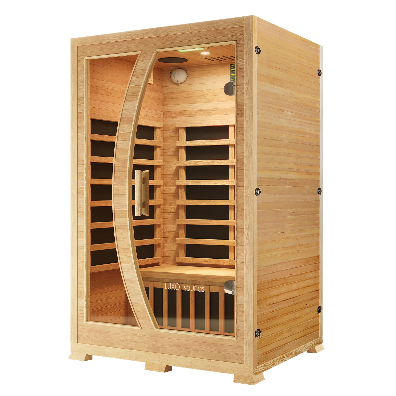 Valo 2 Person Carbon Fibre Indoor Home Sauna - Image 5