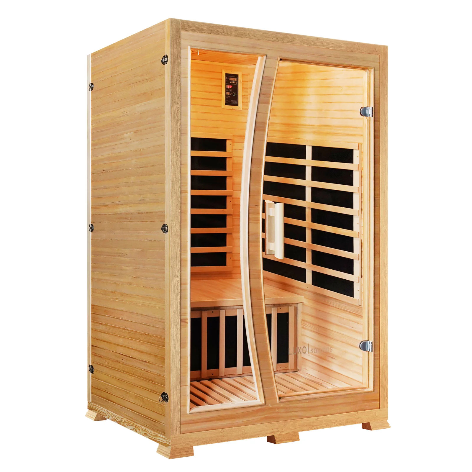 Valo 2 Person Carbon Fibre Indoor Home Sauna - Image 6