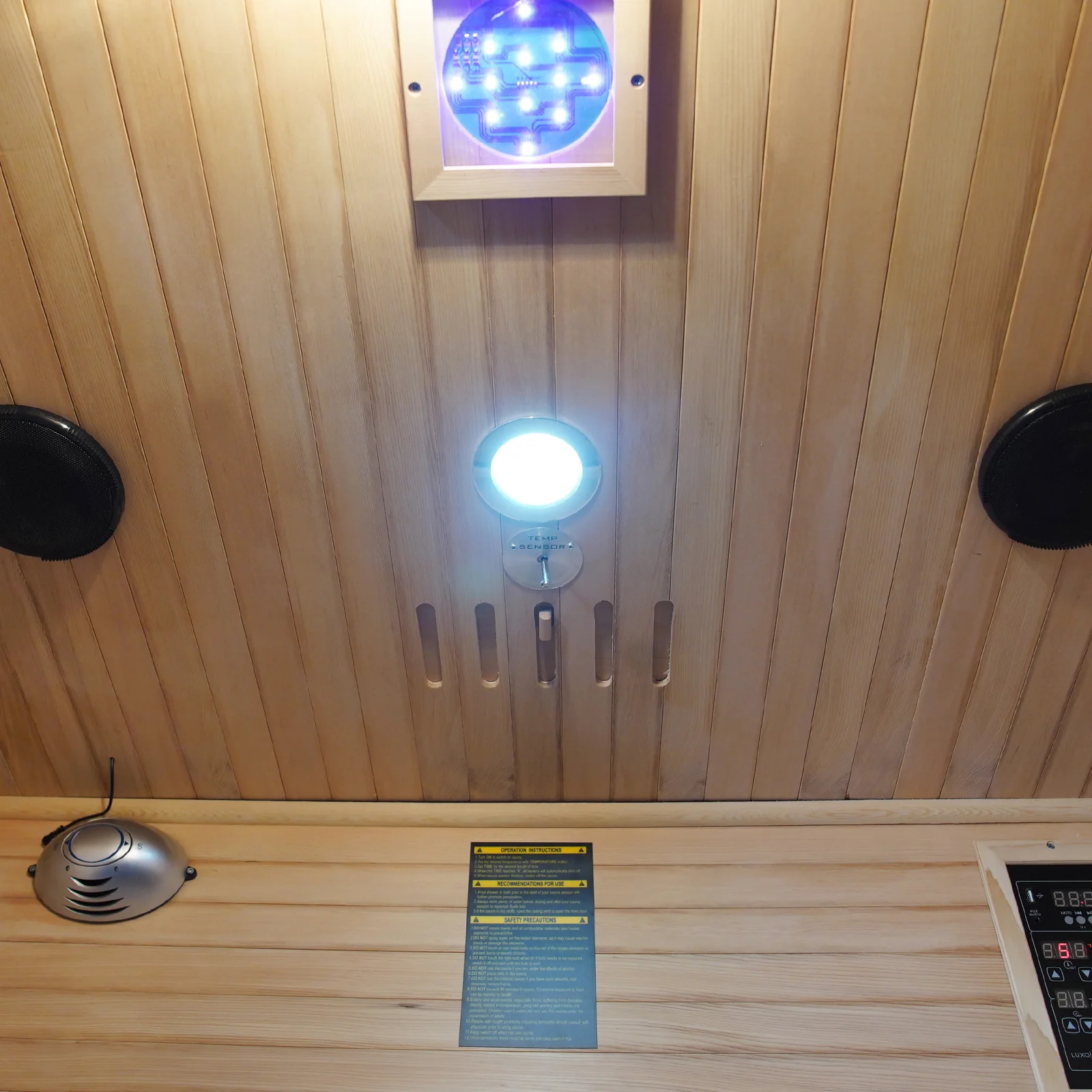 Valo 2 Person Carbon Fibre Indoor Home Sauna - Image 7