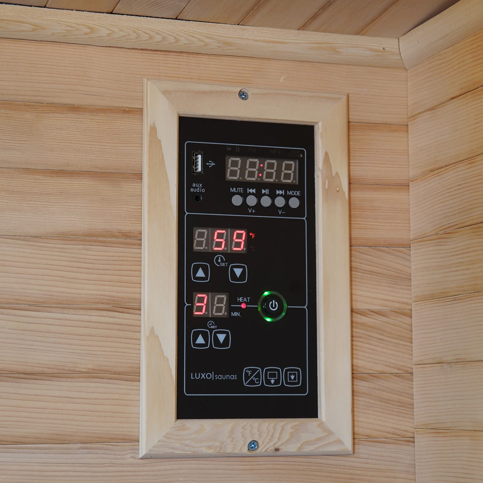 Valo 2 Person Carbon Fibre Indoor Home Sauna - Image 8