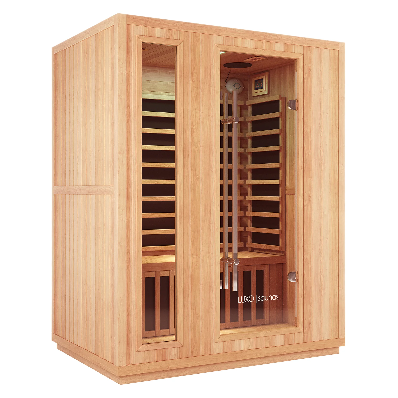 Valo 3 Person Carbon Fibre Infrared Indoor Sauna - Image 5