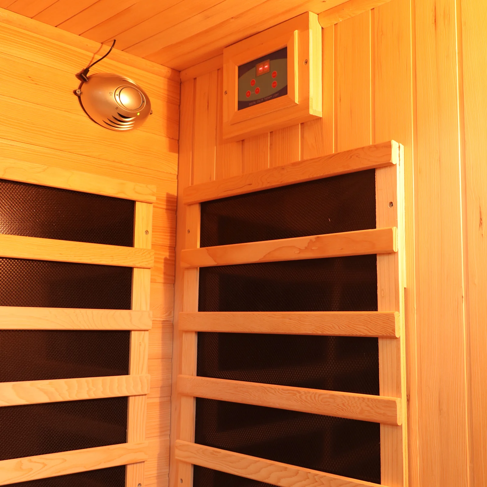 Valo 3 Person Carbon Fibre Infrared Indoor Sauna - Image 9