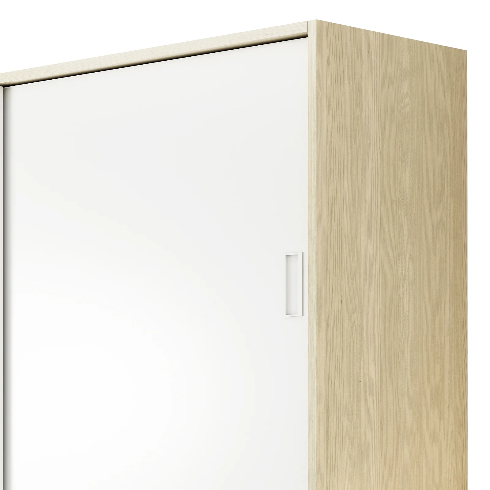 Veda & Cybele Single Wall Bed & Mattress Package in White - Image 9