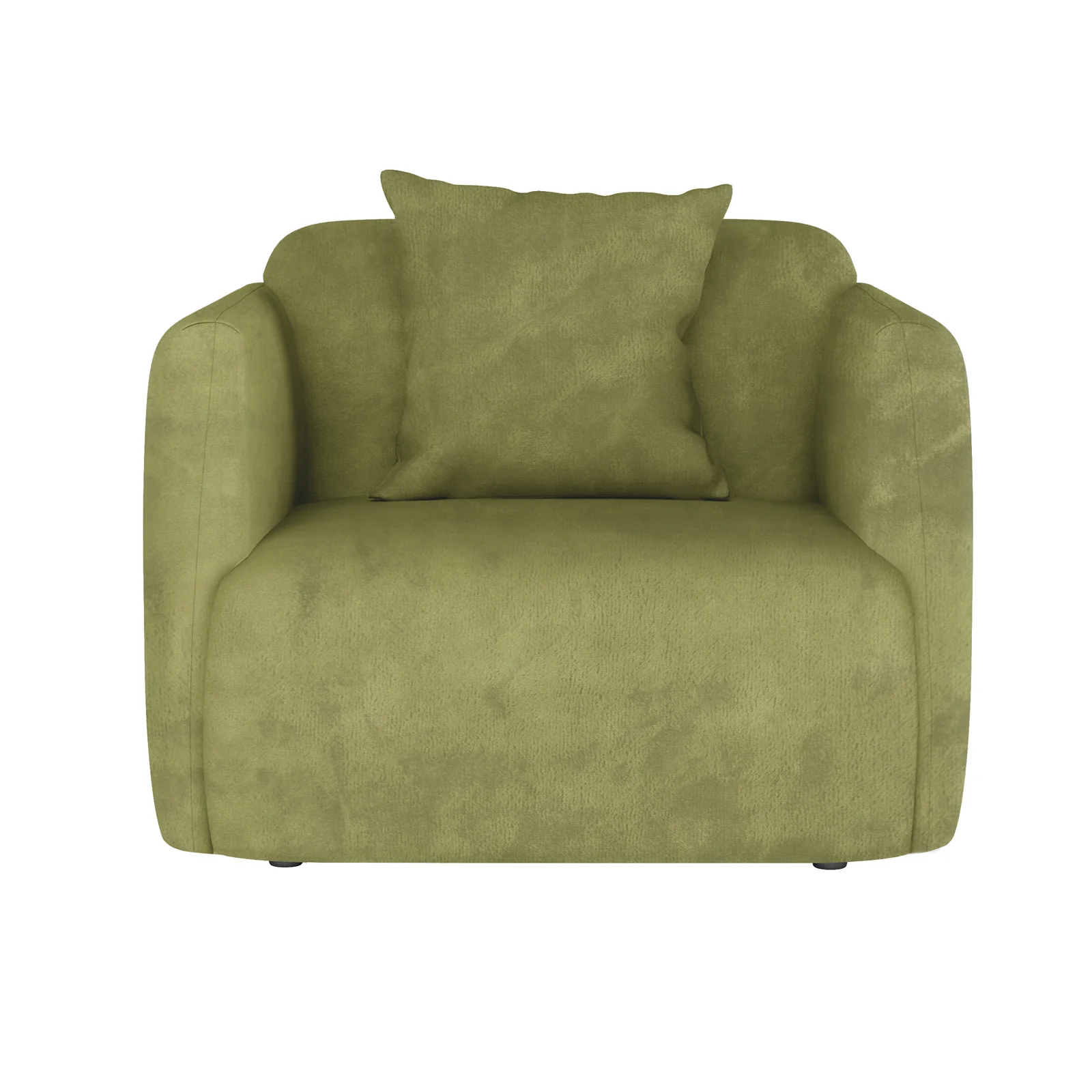 Vestalia 4 Seater Velvet Sofa Set in Olive Green - Image 11