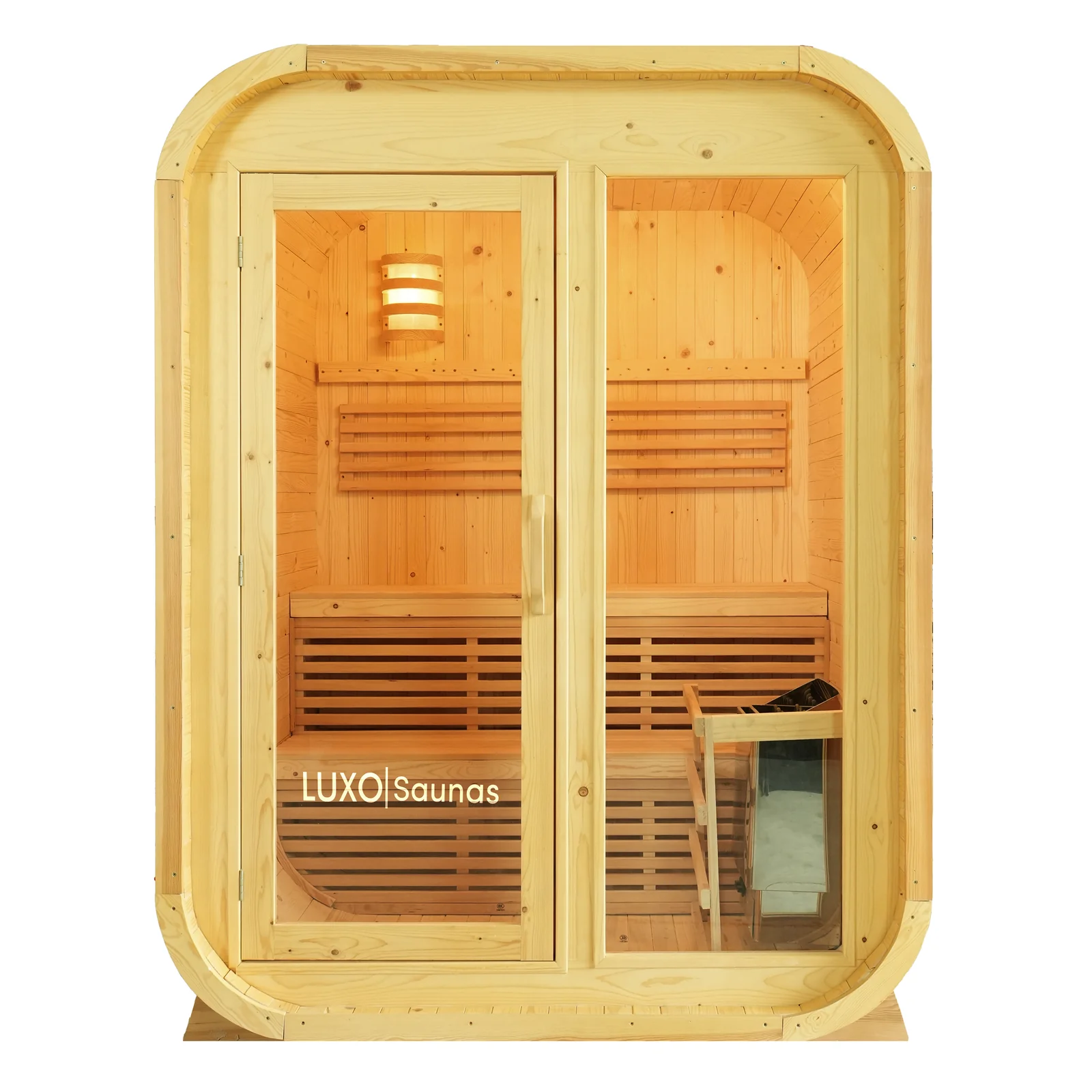 Waru 3 Person Traditional Finnish Outdoor Sauna in Natural